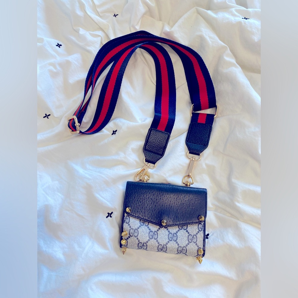 Gucci Sherry Line GG Monogram Trifold Wallet